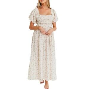 Worth Collection L Finley Peplum Midi Dress Petal Pink Bump Friendly Cotton